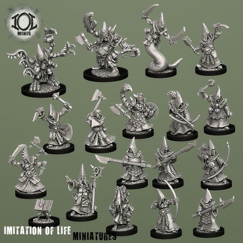 15mm Fantasy Cultist Warband
