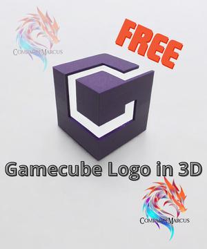 Gamecube Logo / Easy print / 3mf included