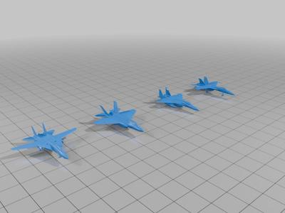 American Multi-Role Fighter Pack: F-14D Tomcat, FA/18 Super Hornet, F-35A Lightning II, F-15EX Eagle II
