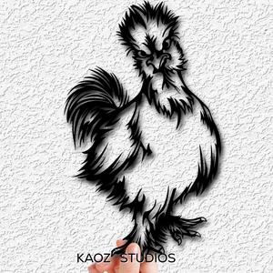 silky chicken wall art rooster wall decor hen decoration