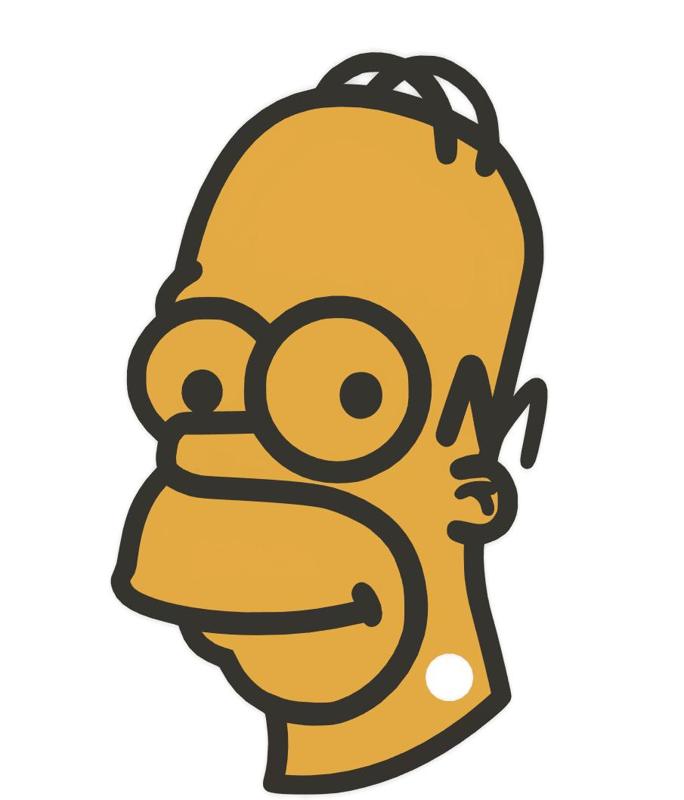 Homer Simpson keychain / klíčenka