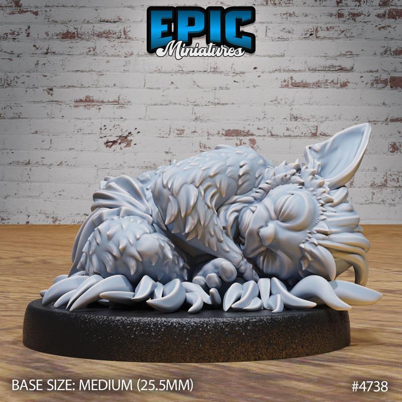 Baby Bugbear Dream / Giant Goblinoid Creature / Evil Humanoid Monster / Hairy Goblin / Forest Predator / Mythical Creature / Fable Guard Spawn / Woodland Encounter