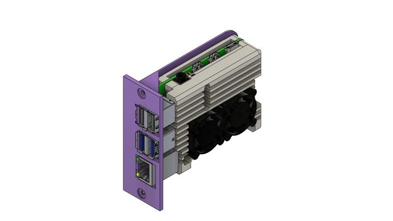 Raspberry Pi 4 Heatsink panel