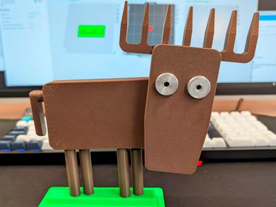 Jogi's Crazy Moose - Abstract Art :-)
