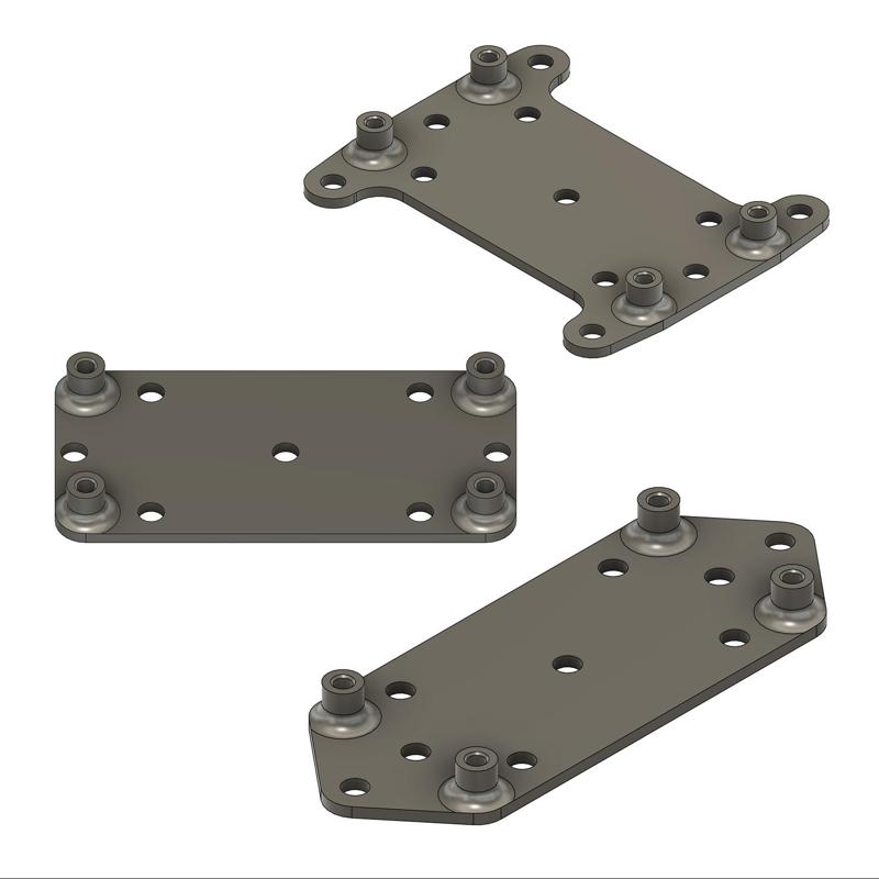 MCSBC-SVR Mount Brackets for 5mm Enclosure Grid Plate