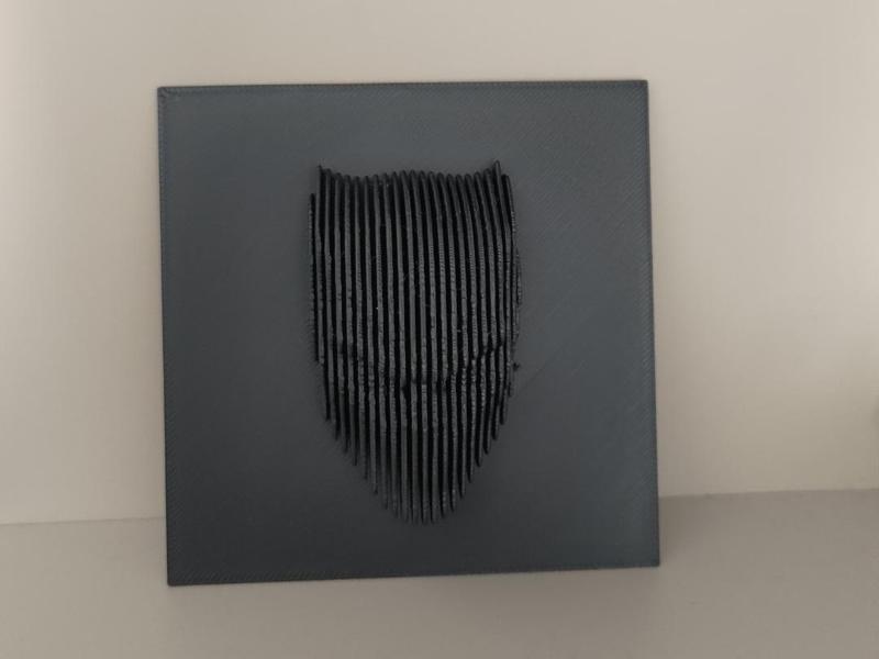 Black Panther Layered Sculpture
