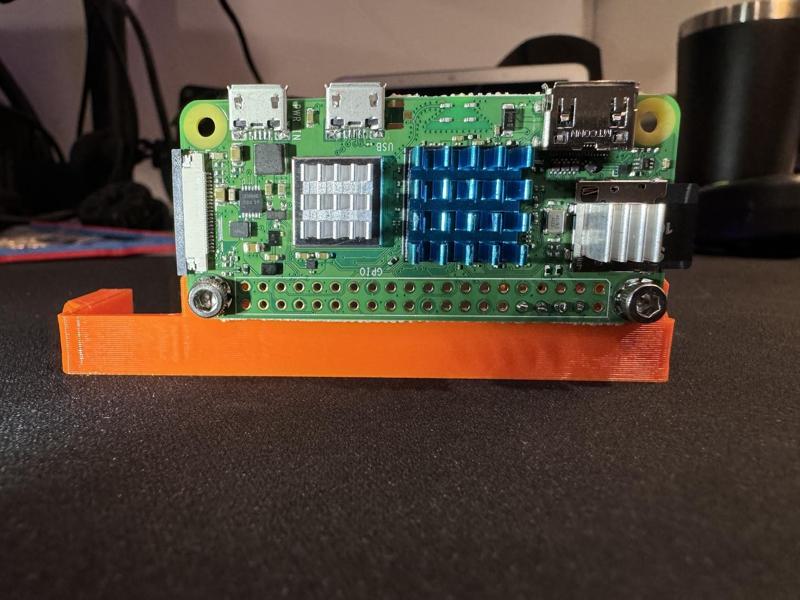 Raspberry Pi Zero/Zero 2W Mounting Bracket for Big Einsy Case (Optimized*)