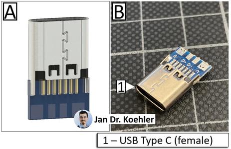 CAD USB Type-C Connector (female)