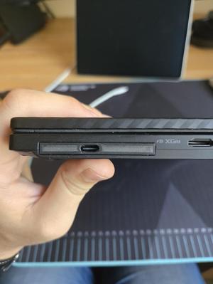 asus rog flow x13 xg mobile port cover with usbc cutout