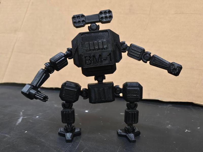 BATTLE MECH FIDGET POSABLE MECH EASY PRINT