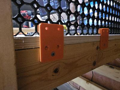 8 mm - Desk Mount Dual Offset Snaps (DS Part A)