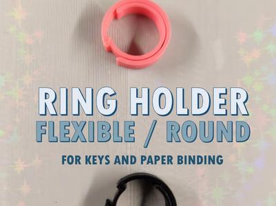 Round Ring Holder for Keys and Notebook binding 