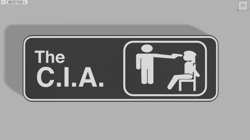 Cia Office Sign American Dad