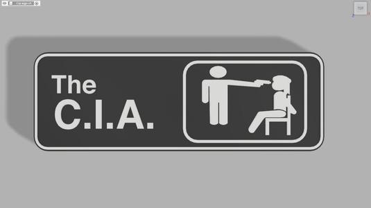 Cia Office Sign American Dad