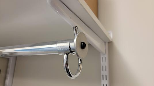 Organized Living Closet End Cap