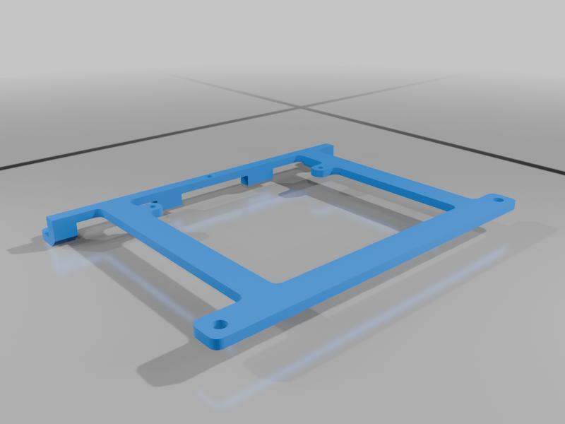 Blue SCSI mount for FM Towns Fresh