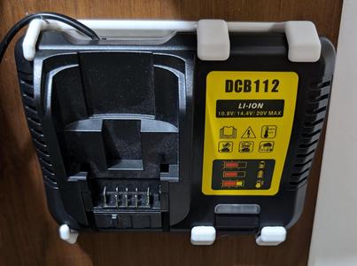 DCB112 Battery Charger (Third Party DeWalt 20v) Wall Mount