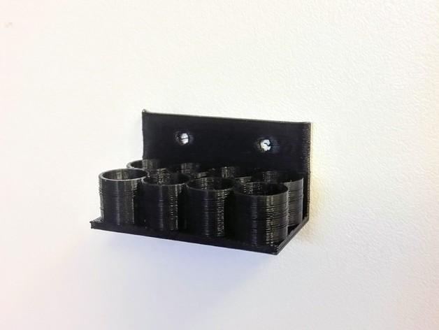Customizable screwdriver wall mount