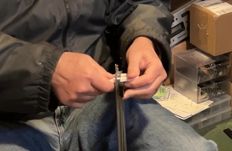 Track tie press