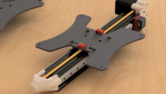 Full Y axis setup - tensioner - dual rail mount  - motor mount up to 48mm - ender3v2 ender3pro