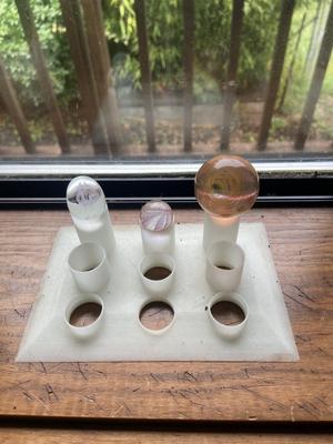 9 marble tiered stand