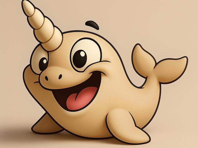 Funny Ice Cream Narwhal
