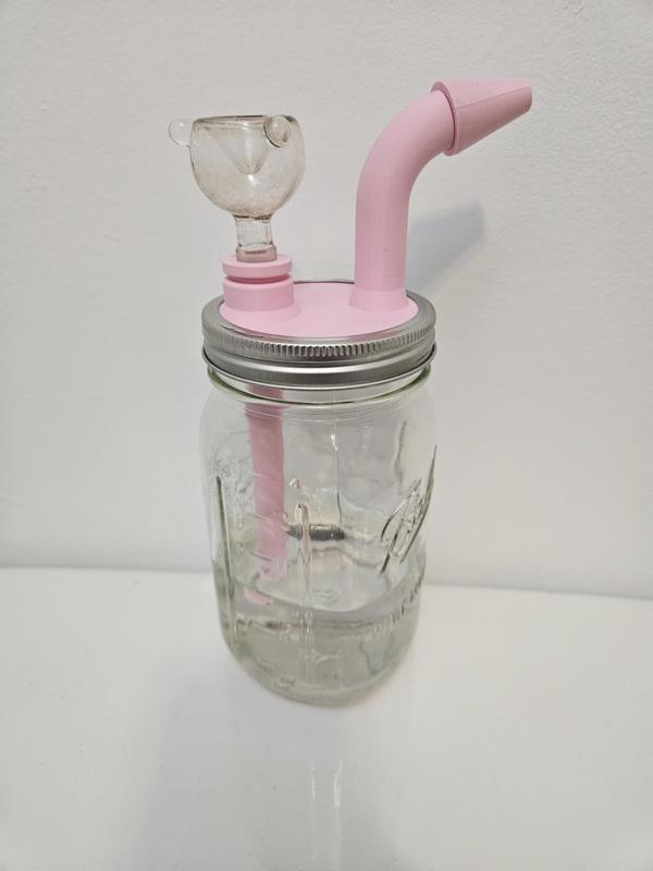 Mason Jar Bong (32oz)