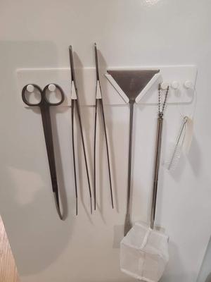 Aquascaping tools holder & organiser