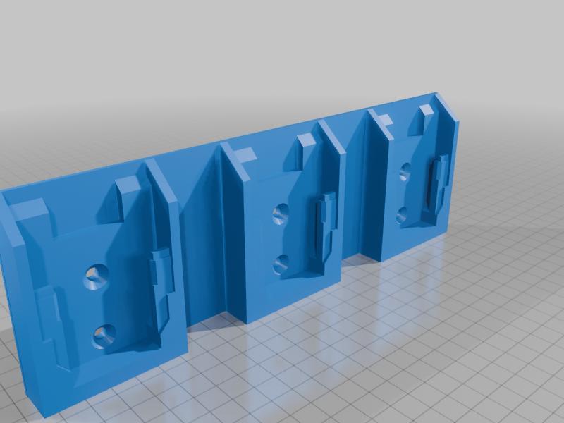 DeWalt 3-gang battery holder (fits newer Lithium Ion packs)