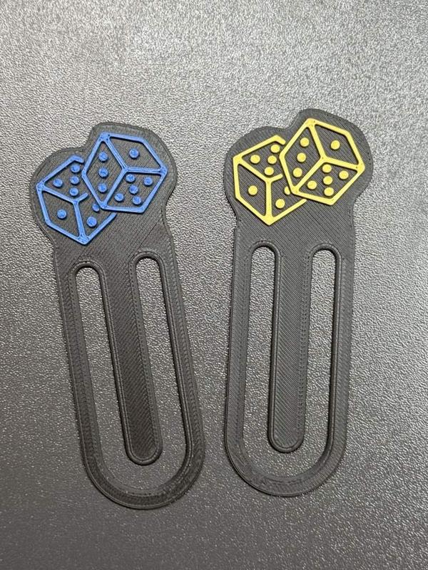 Bookmark - Dice - Lesezeichen