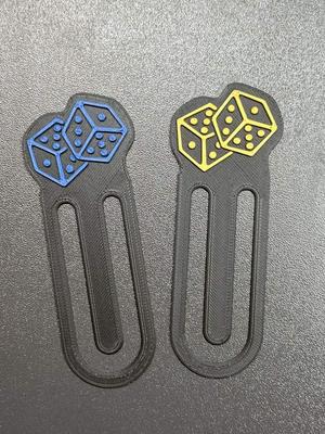 Bookmark - Dice - Lesezeichen