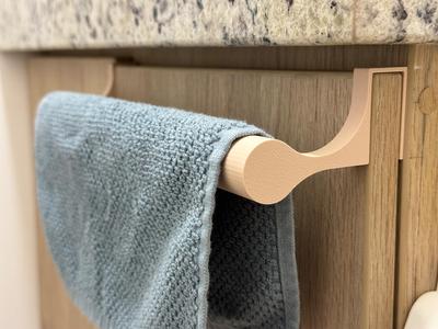 Towel holder (hanger) - slide on door side