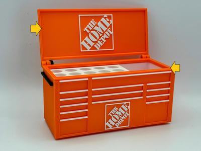 Lid – Home Depot Inspired toolbox desk pen holder