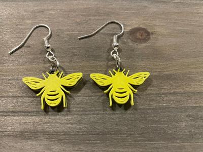 3 Layer Bee Earring