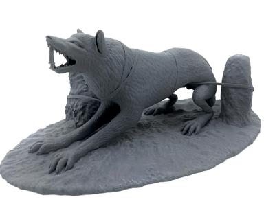 Fenrir Tied With Gleipnir - Diorama Sculpture