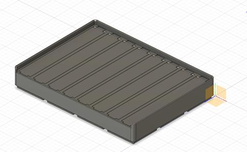 Parametric gridfinity storage sub-bins with snapping lids