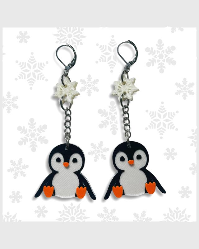 Penguin Earrings