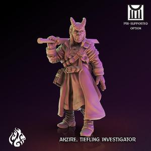 Akzire, Tiefling Investigator