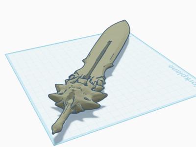 Blade of Olympus mini model God of War