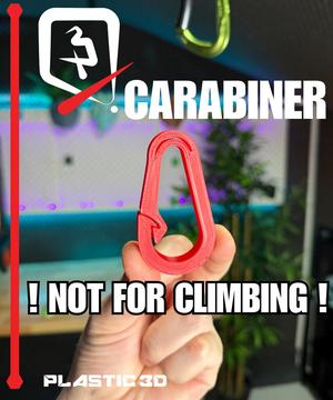 PLASTIC3D CARABINER – NOT FOR CLIMBING!