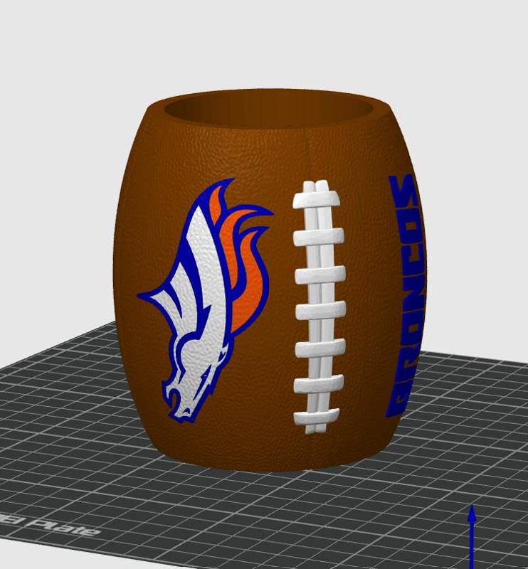 Football - Broncos - Can Koozie - 12 ounce