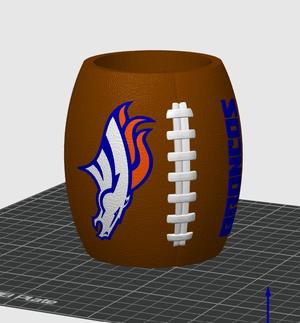 Football - Broncos - Can Koozie - 12 ounce