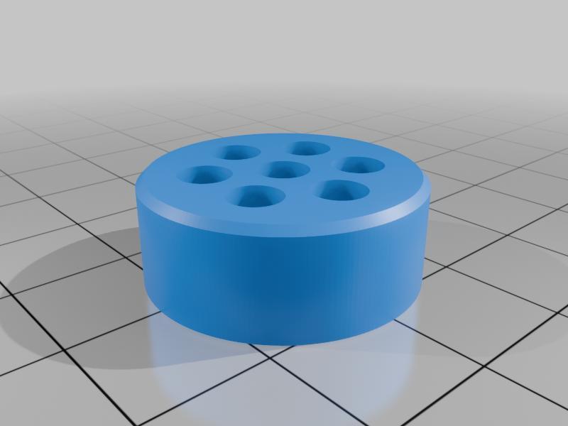 Airbrush Cleaning Pot/Stand for 68mm Mason Jar with extra bracing