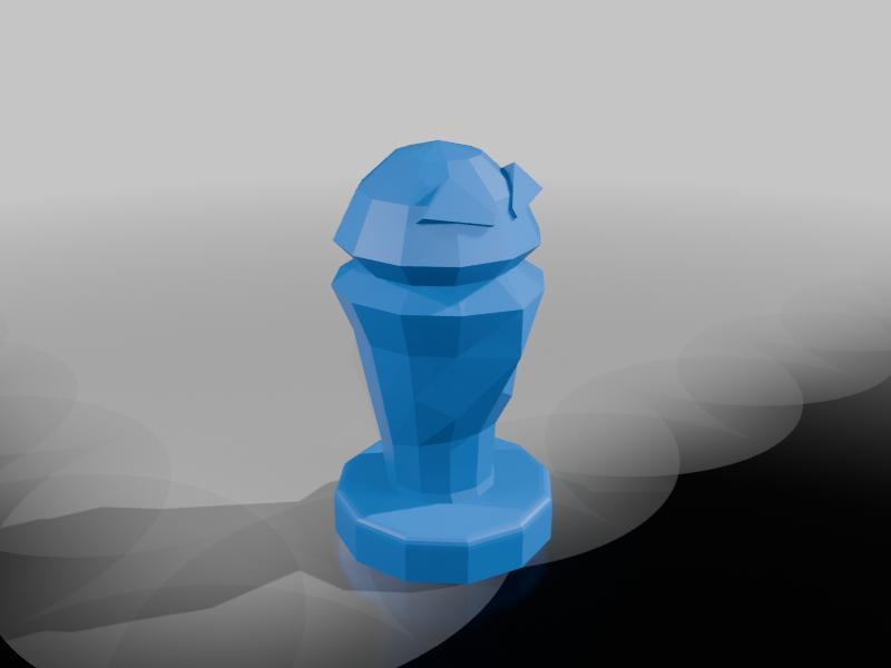 Kakuna Low Poly Pokemon Figure 14