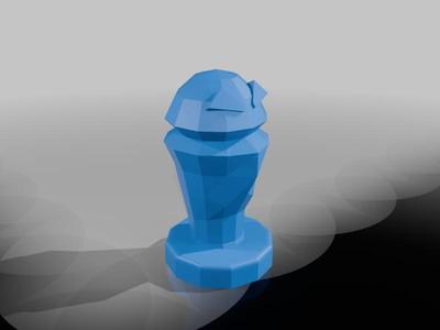Kakuna Low Poly Pokemon Figure 14