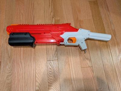 Buffer tube adapter for Nerf Rival Takedown Tactical Grip&Stock