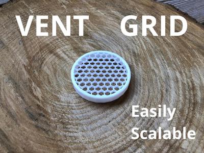 Hexagon Vent Grid - Resize to Fit