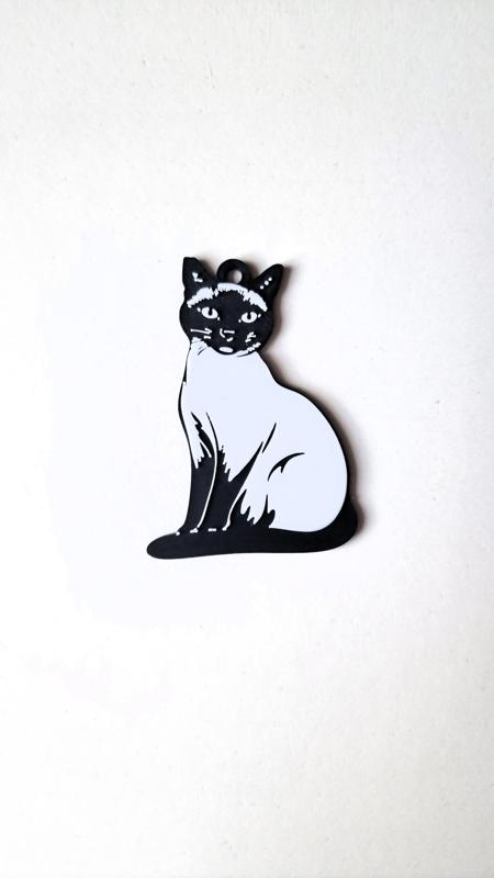 Siamese 2 keychain+magnet