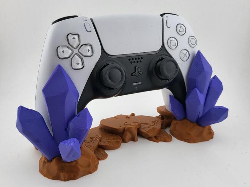 controller stand ps5 crystal