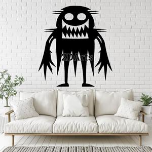 Horror Creature 2D Wall Art/Window Art - Digital STL & SVG File